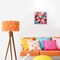 Colorful Heart Graffiti Wall Art Abstract Canvas Paintings Colorful Pictures Modern Abstract Artwork Decor for Office Bedroom Living Room Children's room 13.5"x13.5"x 1 Panels